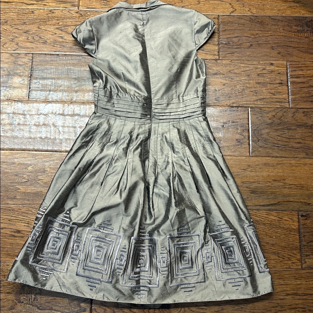 Adrianna Papell silk taffeta midi dress - Picture 11 of 11